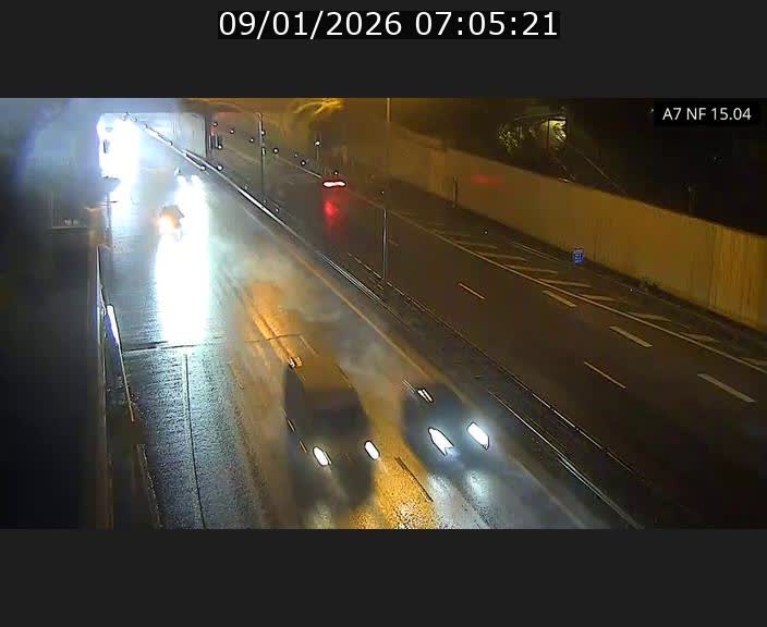 Caméra trafic Luxembourg - A7, Tunnel Mersch, entrée sud, direction Ettelbruck
