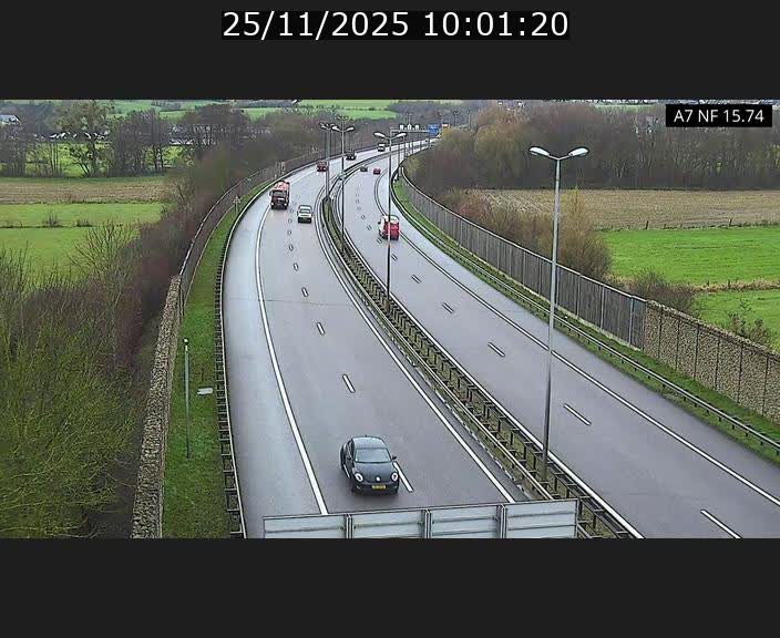 Caméra trafic Luxembourg - A7, Tunnel Mersch, entrée nord, direction Lorentzweiler