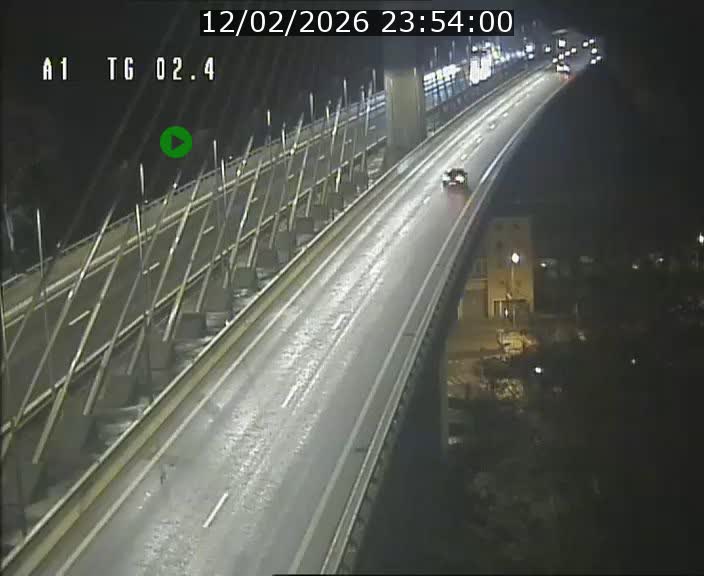 Traffic live webcam Luxembourg Sandweiler - A1 direction Luxembourg-ville - BK 2.4
