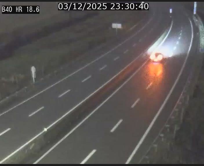 Webcam sur la route de liaison entre Micheville et Esch-Belval à la frontière entre le Luxembourg et la France. Vue orientée vers la Lorraine.