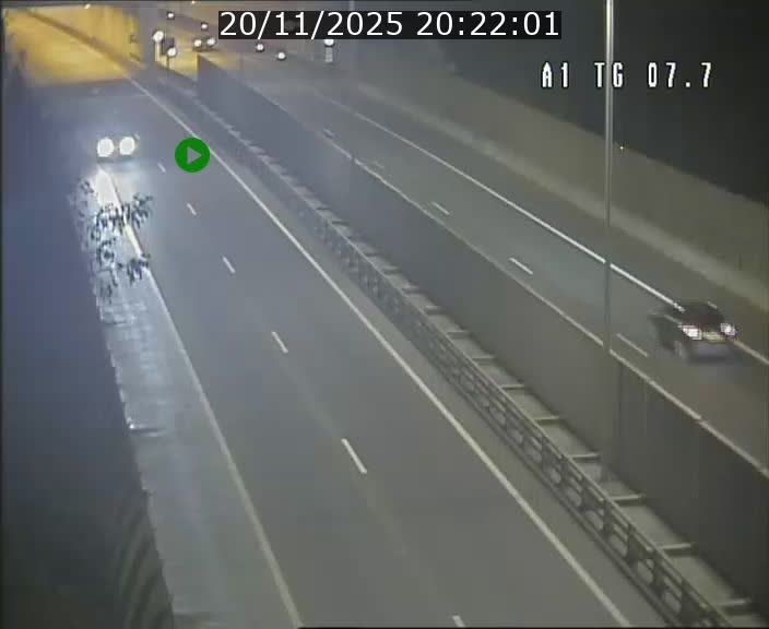 Traffic live webcam Luxembourg Kirchberg - A1 direction Luxembourg-ville - BK 7.7