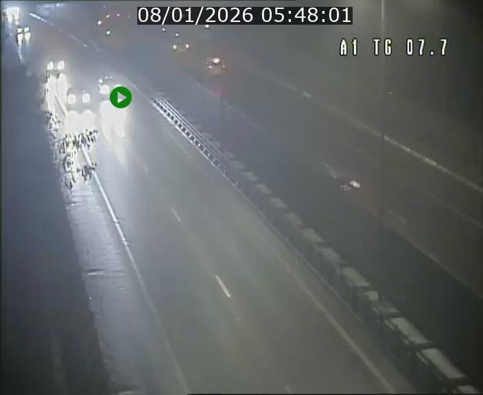 Traffic live webcam Luxembourg Kirchberg - A1 direction Luxembourg-ville - BK 7.7