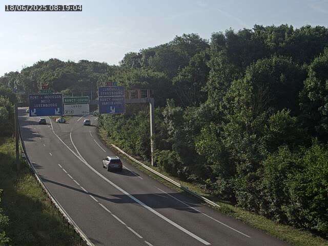 Caméra autoroute France - Biffurcation A31/A33, Laxou direction Nancy