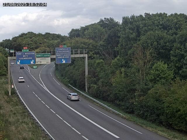 Caméra autoroute France - Biffurcation A31/A33, Laxou direction Nancy