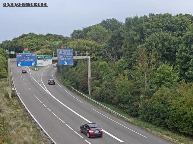 Caméra autoroute France - Biffurcation A31/A33, Laxou direction Nancy