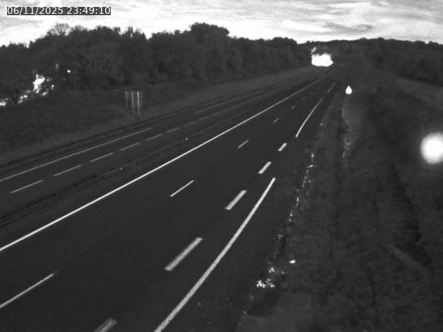 Webcam sur la N19 à Lyoffans. Vue orientée vers Vesoul