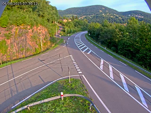 Caméra autoroute France - N66, col du Bussang direction Remiremont