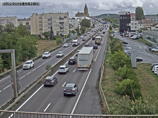 Caméra autoroute France - A31, Thionville direction Metz