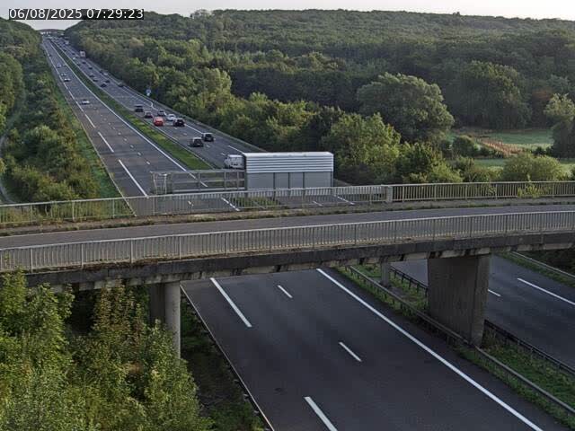 Caméra autoroute France - A31, Zoufftgen direction Luxembourg-ville, à la frontière entre la France et le Luxembourg