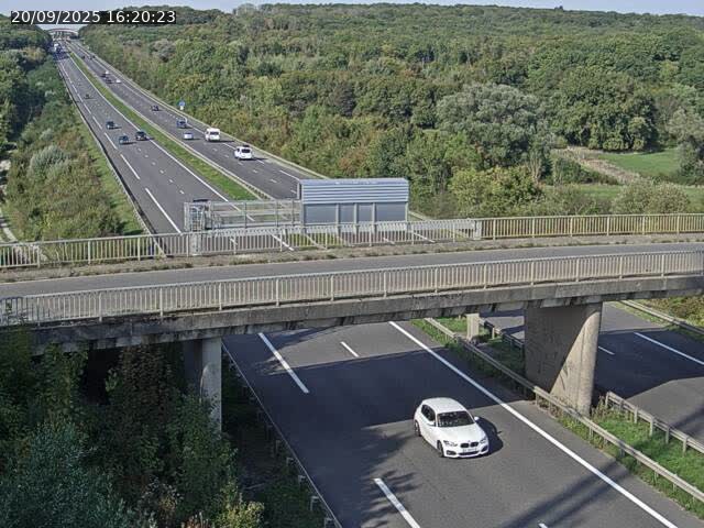 Caméra autoroute France - A31, Zoufftgen direction Luxembourg-ville, à la frontière entre la France et le Luxembourg
