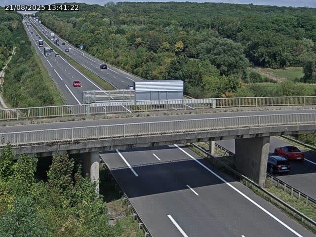 Caméra autoroute France - A31, Zoufftgen direction Luxembourg-ville, à la frontière entre la France et le Luxembourg