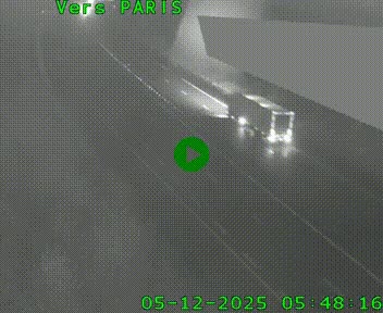 Caméra routière sur l'autoroute A20 à Saint-Pardoux-l'Ortigier, à la jonction avec l'A89. Vue orientée vers Paris