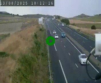 Caméra autoroute A75 à hauteur de Le Crest, en direction de Montpellier