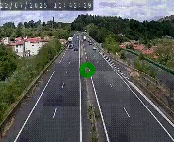 Caméra autoroute A75 à hauteur de Coudes, en direction de Clermont-Ferrand