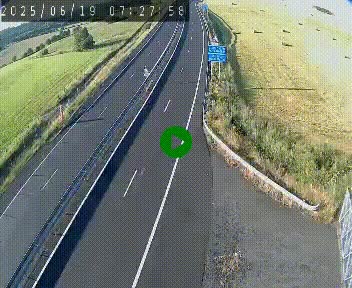 Caméra autoroute A75 à hauteur du col de la Fageole en direction de Clermont-Ferrand