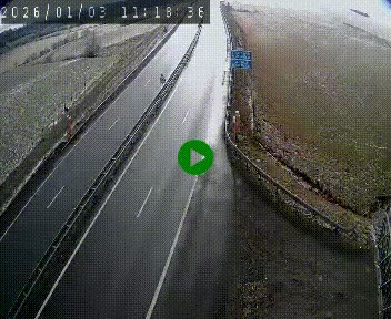 Caméra autoroute A75 à hauteur du col de la Fageole en direction de Clermont-Ferrand