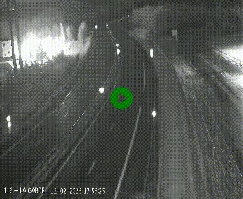 Caméra autoroute A75 à hauteur du col du rocher blanc en direction de Montpellier