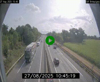Webcam sur le périphérique de Rennes (N136) à hauteur du quartier Bréquigny, au sud de la ville