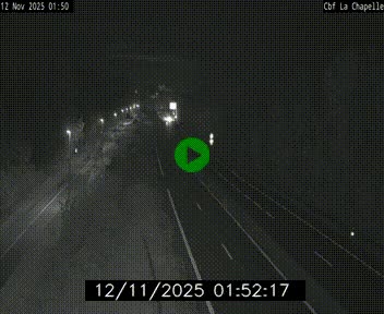 Webcam sur le périphérique de Nantes (N844) à hauteur de Porte de la Chapelle, au nord de la ville