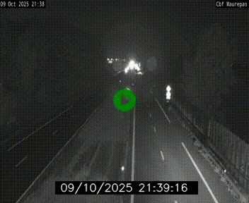 Webcam sur le périphérique de Rennes (N136) à hauteur de Maurepas, au nord de la ville