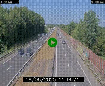 Webcam sur le périphérique de Rennes (N136) à hauteur de Maurepas, au nord de la ville