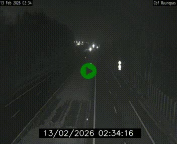 Webcam sur le périphérique de Rennes (N136) à hauteur de Maurepas, au nord de la ville