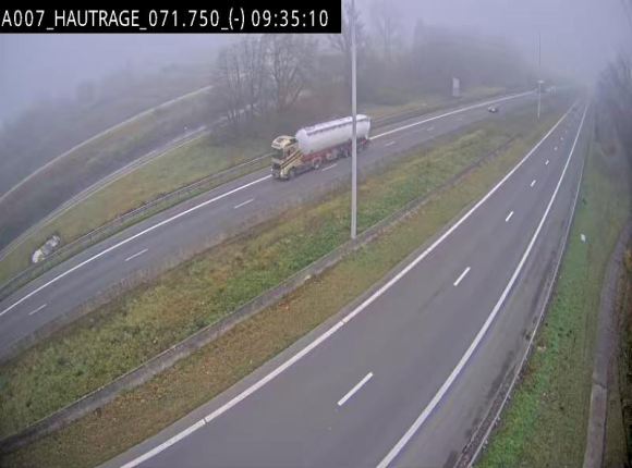 Webcam autoroute Belgique - Hautrage - E19 - BK 71.7