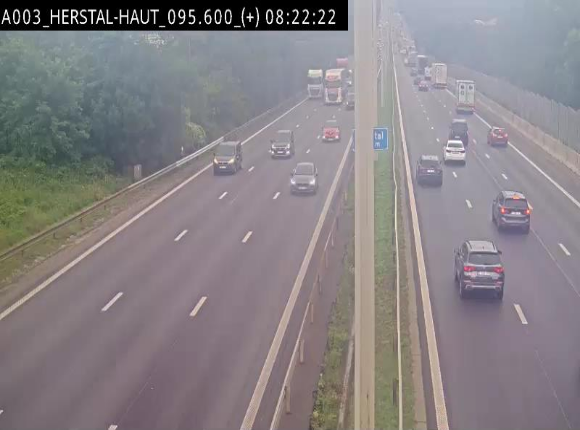 Webcam autoroute Belgique - Herstal - E40 direction Aix-la-Chapelle - BK 97
