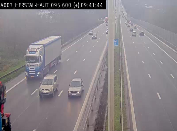 Webcam autoroute Belgique - Herstal - E40 direction Aix-la-Chapelle - BK 97