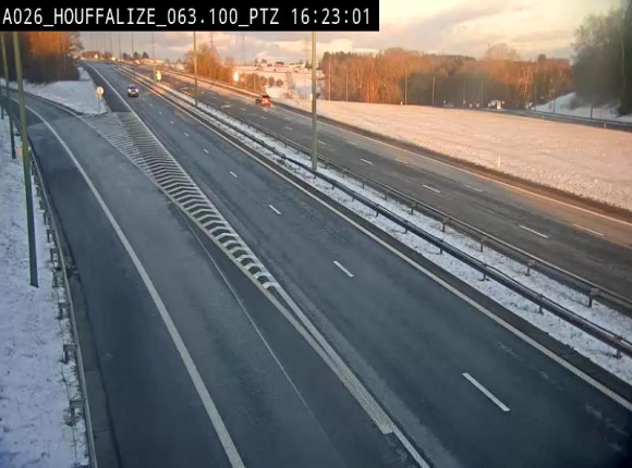 Caméra autoroute Belgique - Houffalize, E25 direction Liège