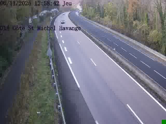 Clone of Webcam sur la D14, dans la côte Saint-Michel. Vue orientée vers Havange