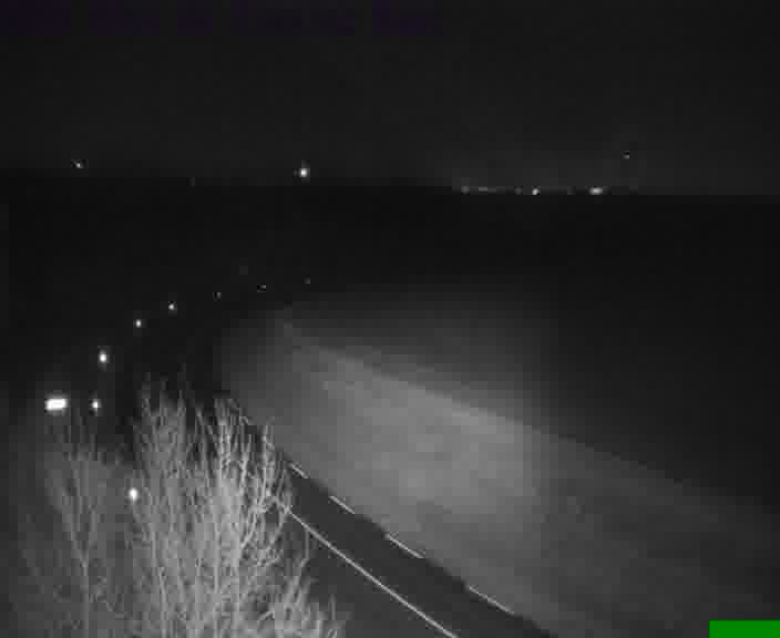 Webcam sur la D603 située en haut de la Côte de Zimming. Vue orientée vers Saint-Avold.