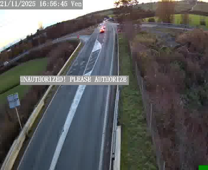 Point de vue trafic déployé sur D181a (France) à Sainte Marie aux Chênes, regardant vers Homecourt, aidant conducteurs et services à anticiper les flux.