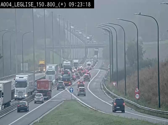 Caméra autoroute Belgique - Côte de Léglise, E411(A4) direction Luxembourg