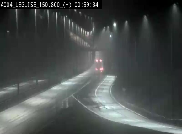 Caméra autoroute Belgique - Côte de Léglise, E411(A4) direction Luxembourg