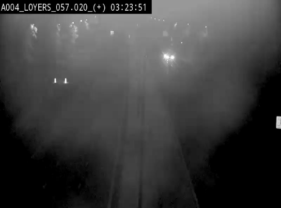 Webcam dans la montée de Loyers sur l'E411, après le viaduc de Beez en venant de Namur et en direction du Luxembourg
