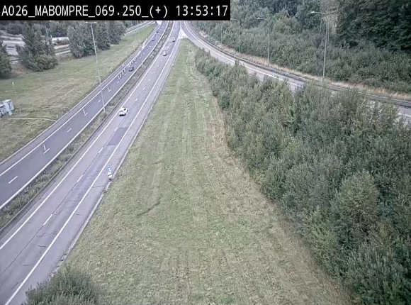 Webcam E25 (A26) à Mabompré. Vue orientée vers le Luxembourg