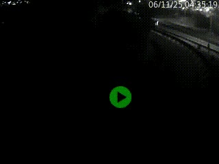 Caméra autoroute à la jonction entre l'A7 et la D301 (Boulevard urbain Sud de Lyon) à Feyzin, au sud de Lyon. Vue orientée vers Mions