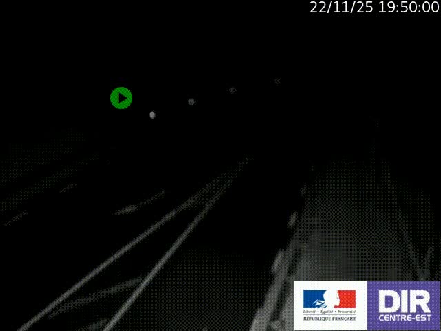 Webcam sur le col Pin Bouchain, vue orientée vers Roanne, en provenance de Lyon sur la nationale 7 (N7)