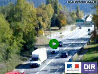Webcam info trafic à proximité de Vizille sur la N85, au niveau du point de vue du Saut du Moine à Champagnier