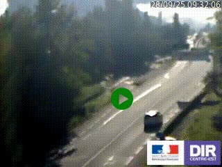 Webcam info trafic à proximité de Vizille sur la N85, au niveau du point de vue du Saut du Moine à Champagnier
