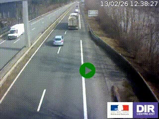 Webcam sur la nationale N90 à Gilly-sur-Isère, en direction et à proximité d'Albertville