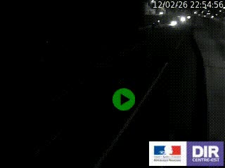 Caméra autoroutière sur l'A47 à hauteur de Givors, a proximité de Lyon. La webcam est orientée vers Lyon