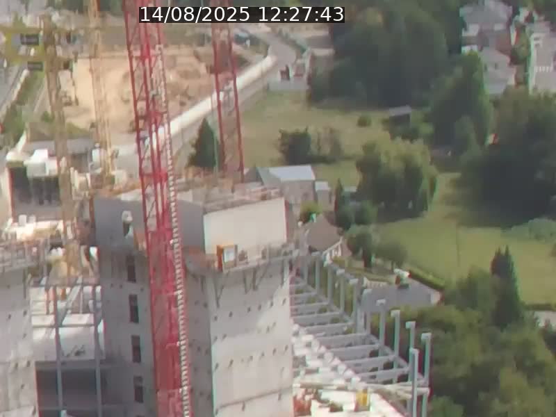 Webcam sur l'avenue John Fitzgerald Kennedy (N51) avec vue orientée vers le Findel