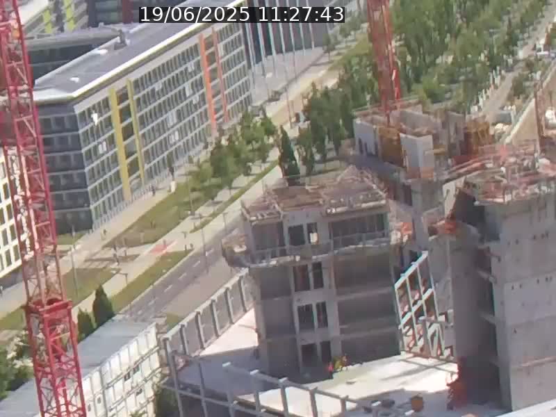Webcam sur l'avenue John Fitzgerald Kennedy (N51) avec vue orientée vers le Findel