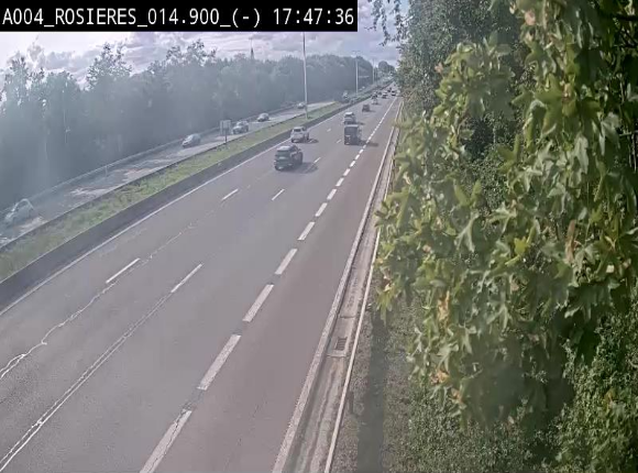 Webcam traffic E411(A4) - BK 14.4 - Rosières
