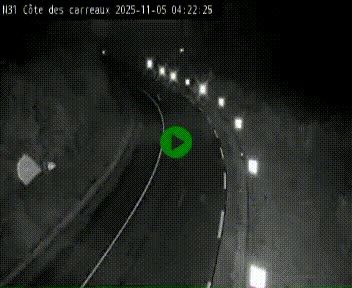 Webcam en haut de la Côte des Carreaux sur la N31 à Avesnes-en-Bray. Vue orientée vers Rouen