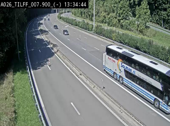 Webcam autoroute A26/E25 à Esneux, en Belgique en direction Luxembourg - BK 7.9