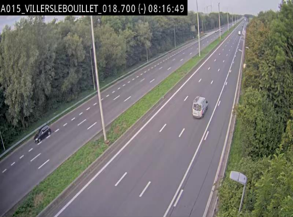 Webcam autoroute Belgique - Villers-le-Bouillet - E42 direction Liège - BK 18.7
