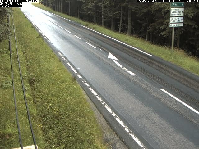 Caméra du Collet sur la route de Colmar (D417)